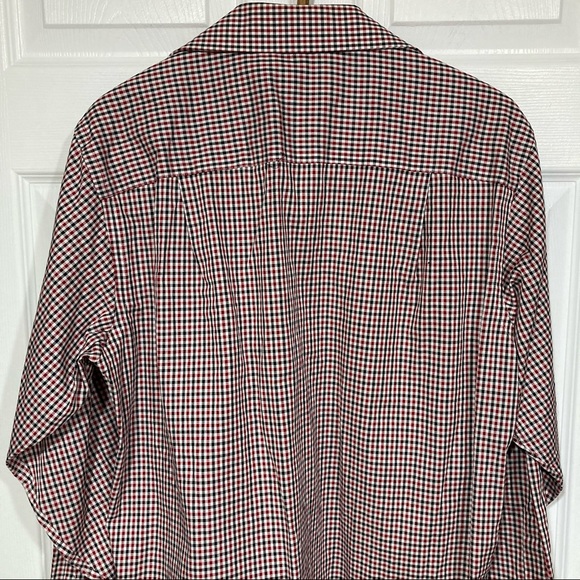 Men’s Checkered Button Down Dress Shirt Donald J. Trump Signature Collection 15 - Picture 4 of 6
